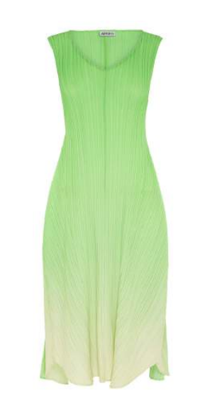 Alquema Long Estrella Dress - JADE TO WHEAT