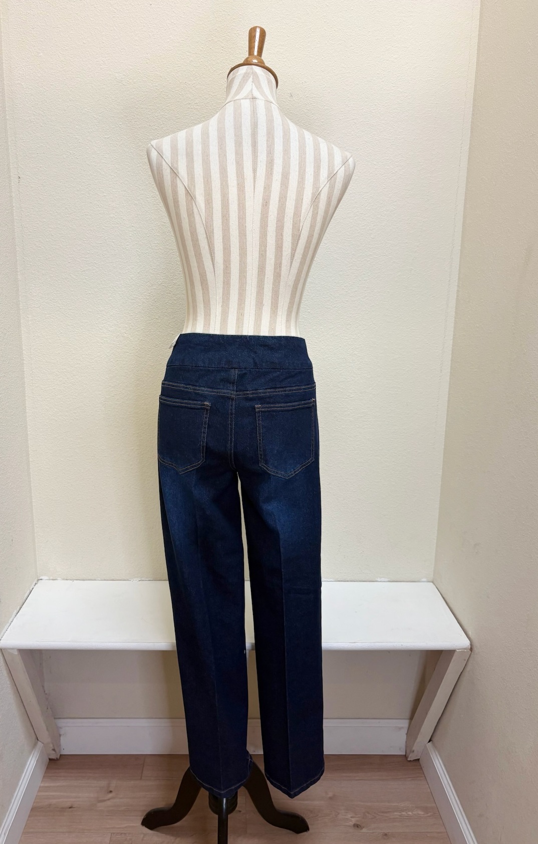 Slim-sation Pull On Relaxed Leg Ankle Jean w/ Real Front Pockets M35716PM MIDIND