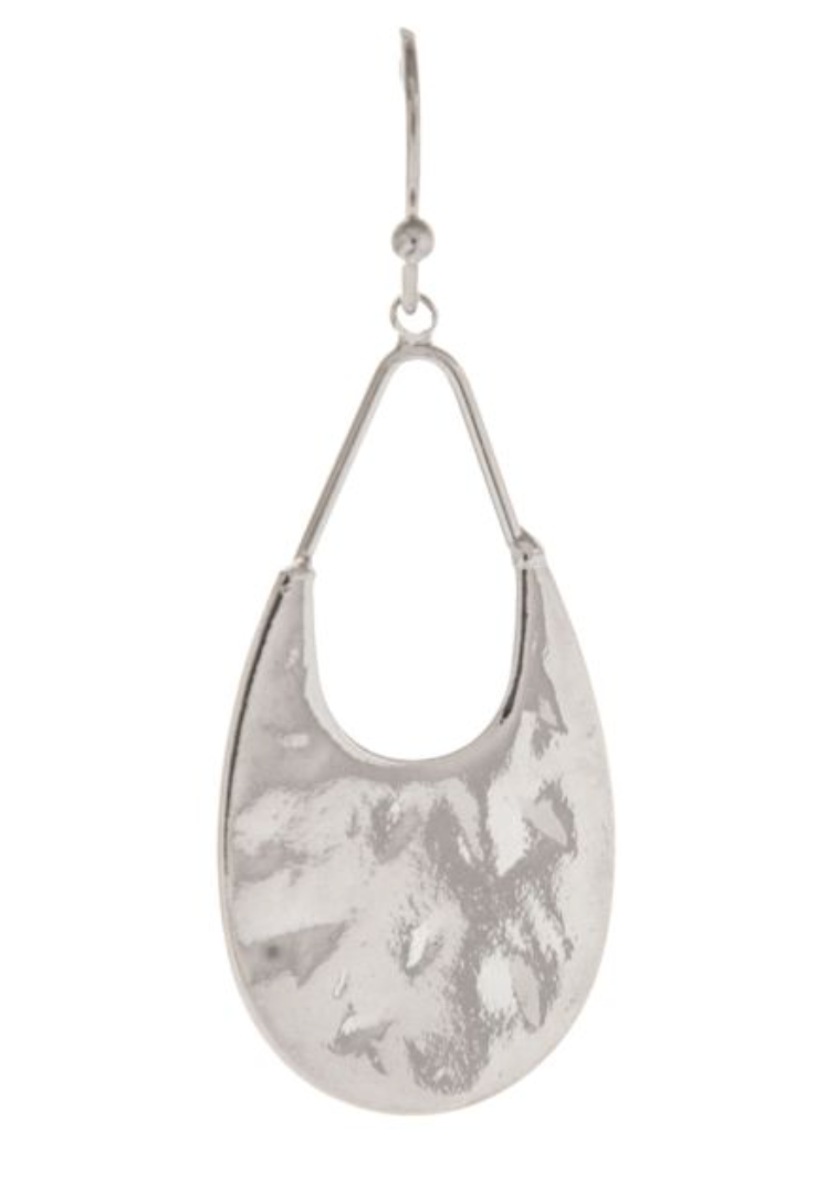 RAIN Silver Wide Drop Earring
