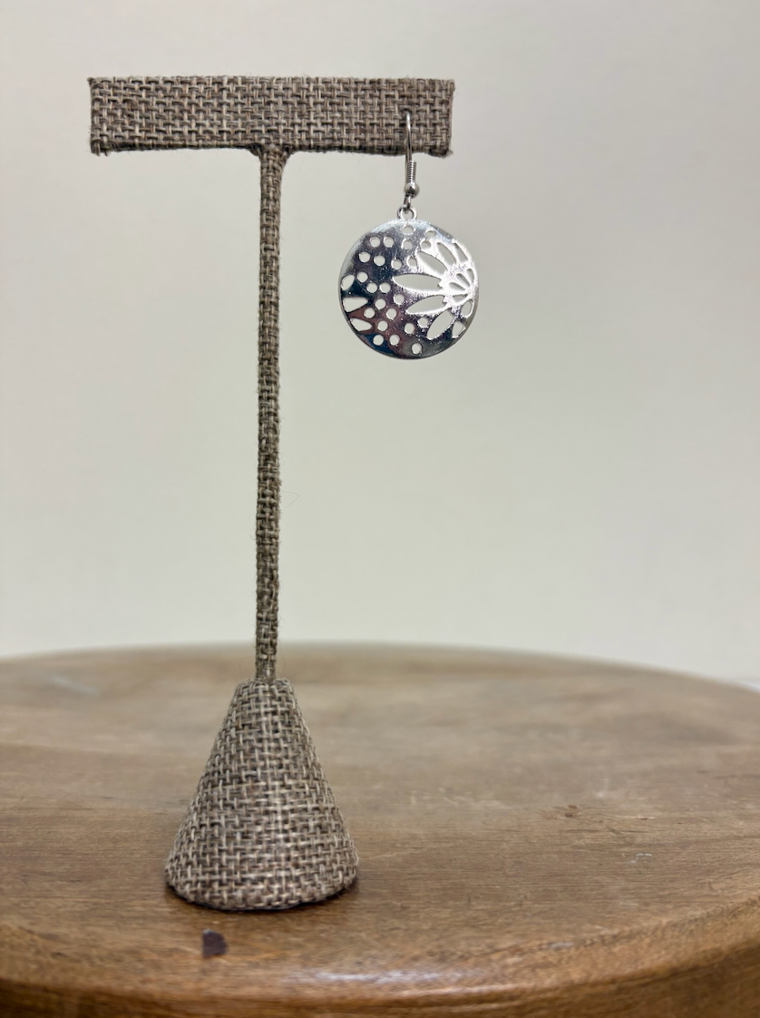 RAIN DC Silver Sunflower Design Earring