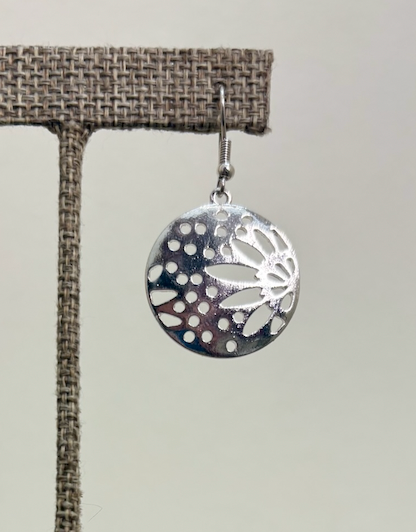 RAIN DC Silver Sunflower Design Earring