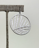 RAIN Silver Leafy Hoop Earring