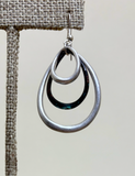 RAIN Silver Teardrop Layer Earring
