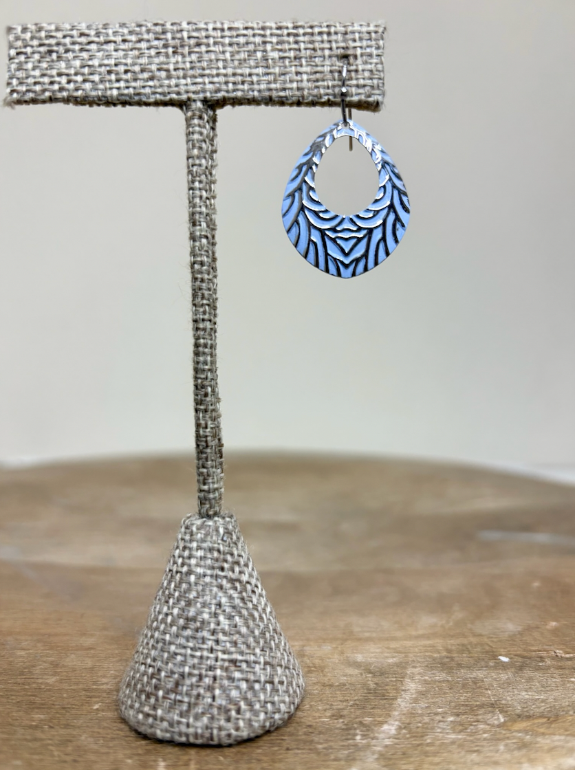 RAIN Wide Teardrop Earring