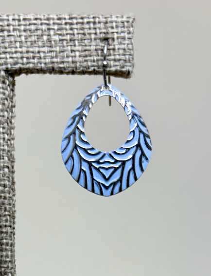 RAIN Wide Teardrop Earring