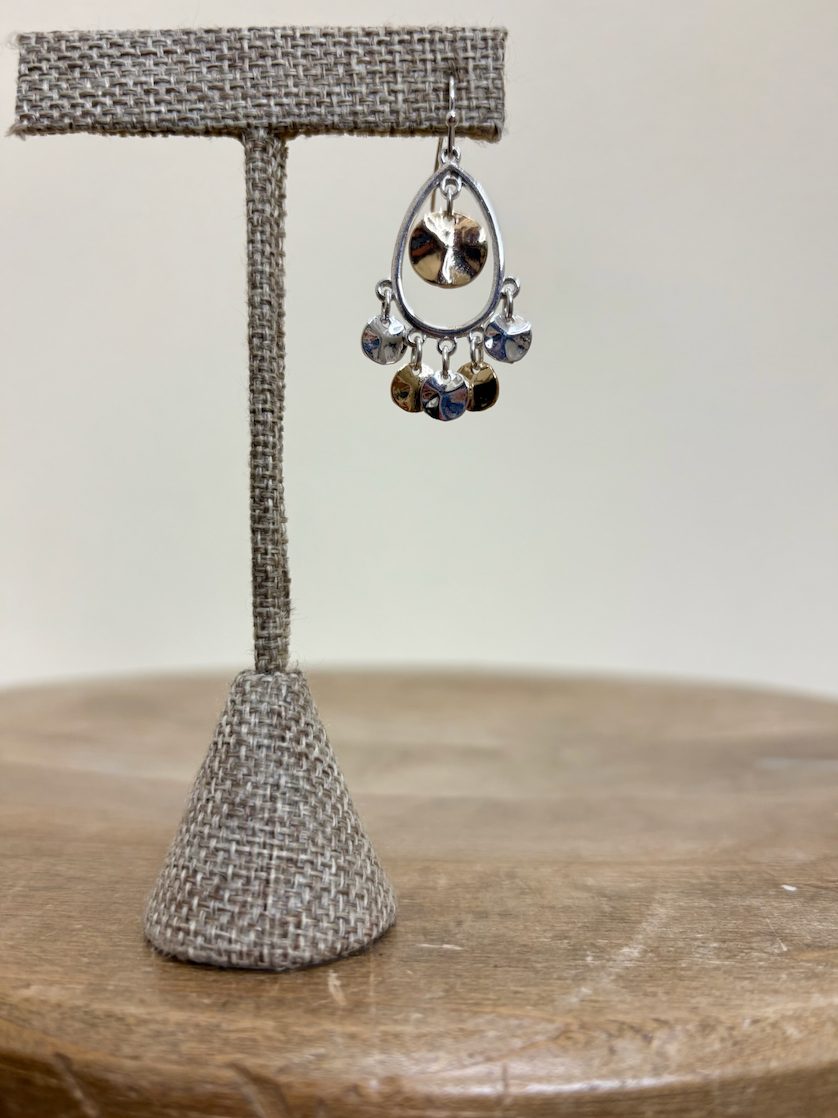 RAIN Two Tone Teardrop Earring