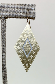 Takobia Gold Diamond Cut Out Earring