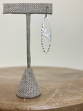 Takobia Silver Oval Branch Earring