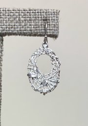 Takobia Silver Leaf Weave Earring