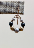 RAIN Multimetal Beads Hoop Earring