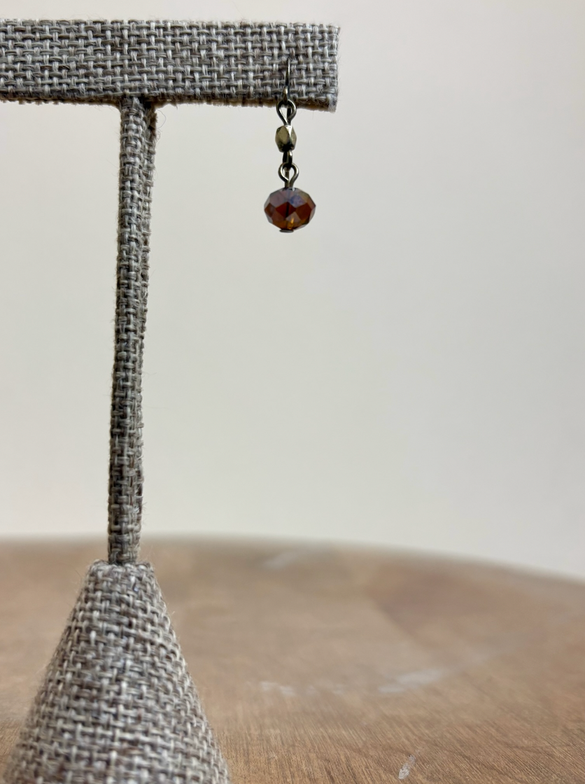 RAIN Two Tone Dangle Earring