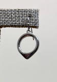 RAIN Silver Pointed Hoop Earring