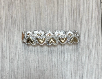 RAIN Two Tone Layered Hearts Bracelet