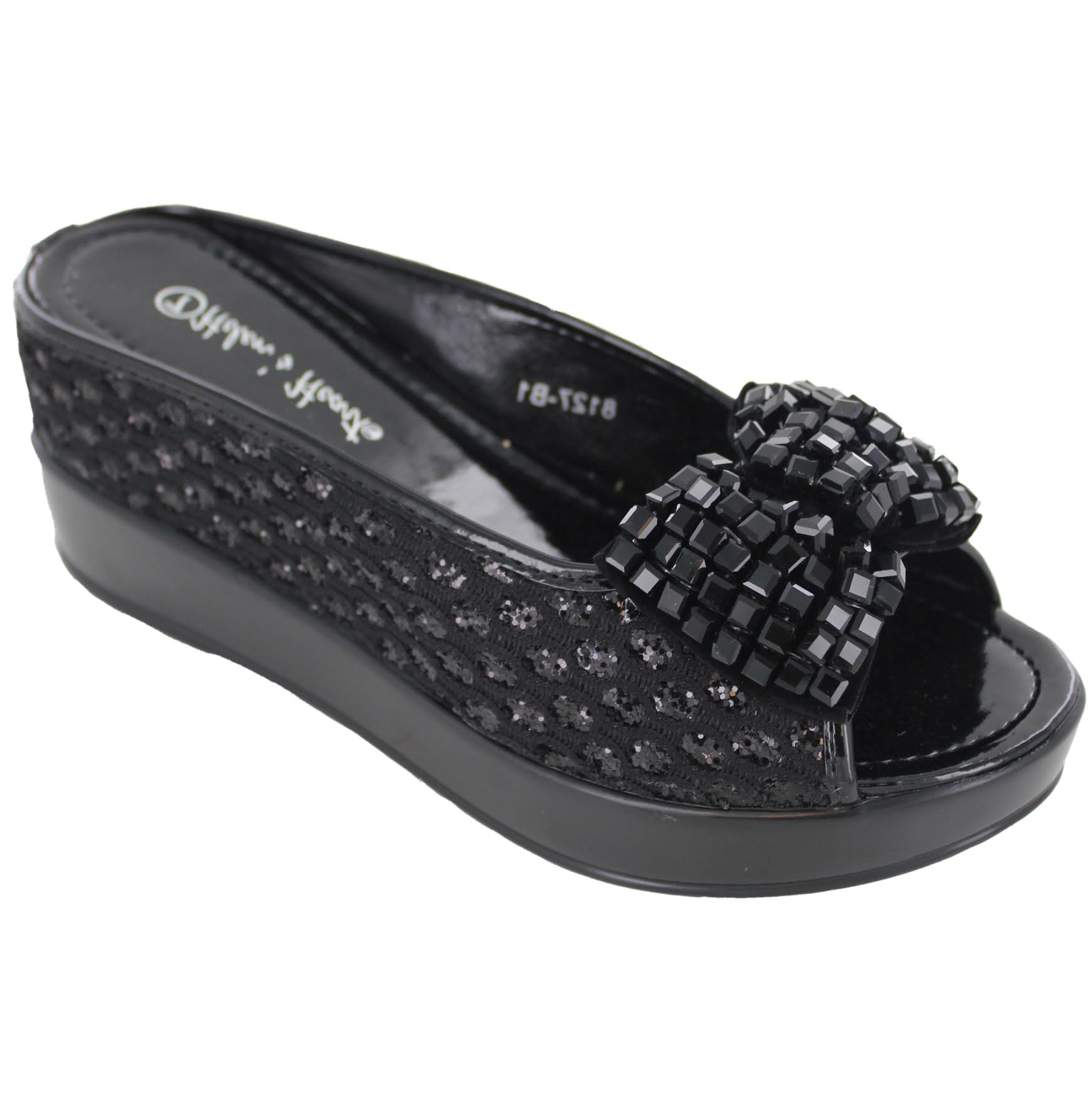 Helens Heart Shoe - 8127-20 BLACK