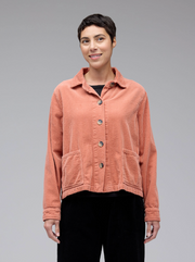 CUT LOOSE Lux Cord Cropped Jacket - 1898732