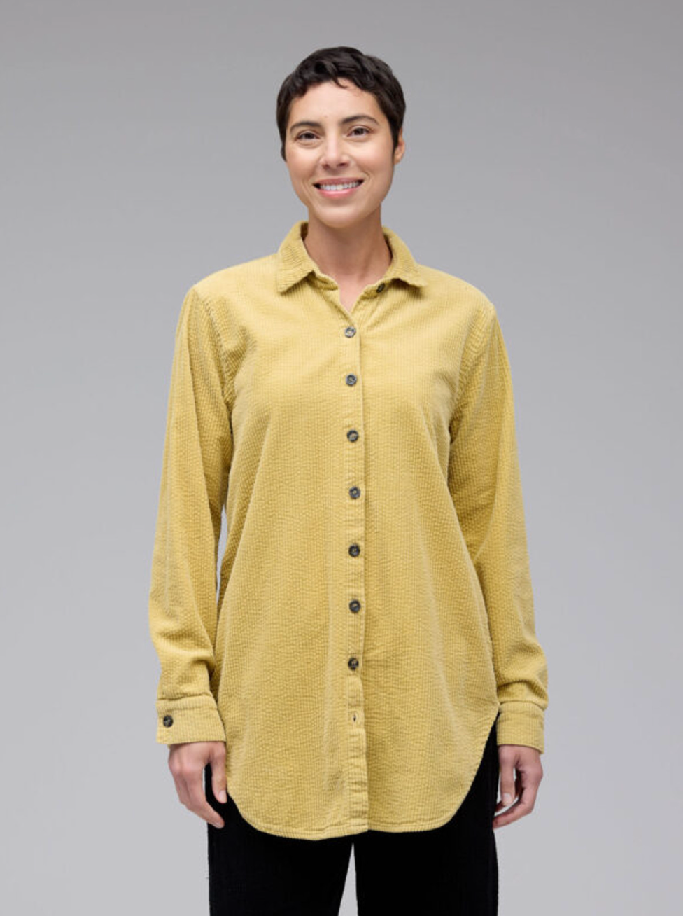 CUT LOOSE Lux Cord Aline Shirt - 1896805