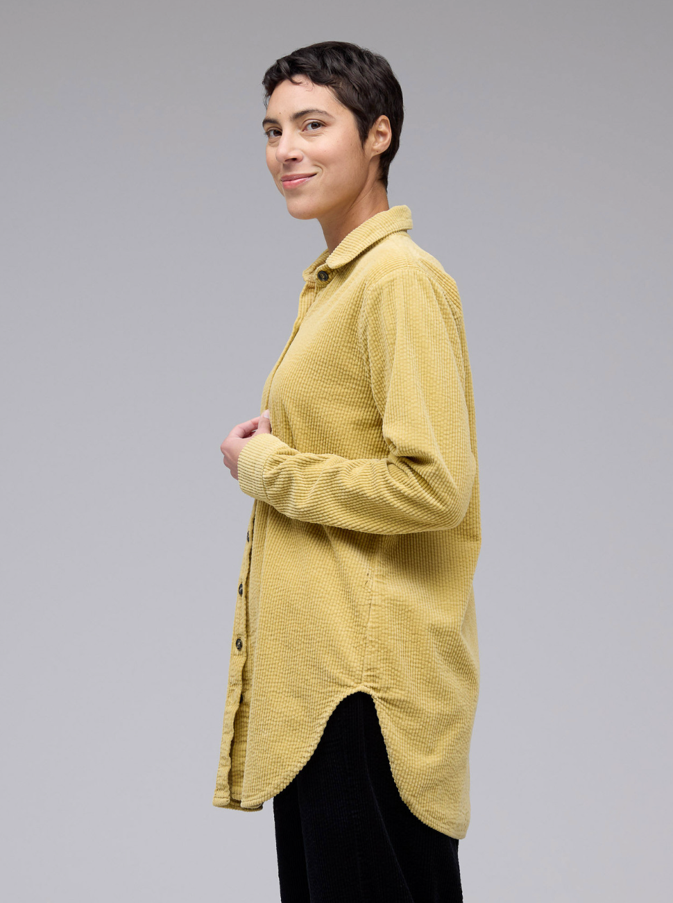 CUT LOOSE Lux Cord Aline Shirt - 1896805