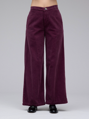 CUT LOOSE Lux Cord Wide Leg Zip Pant - 1892689