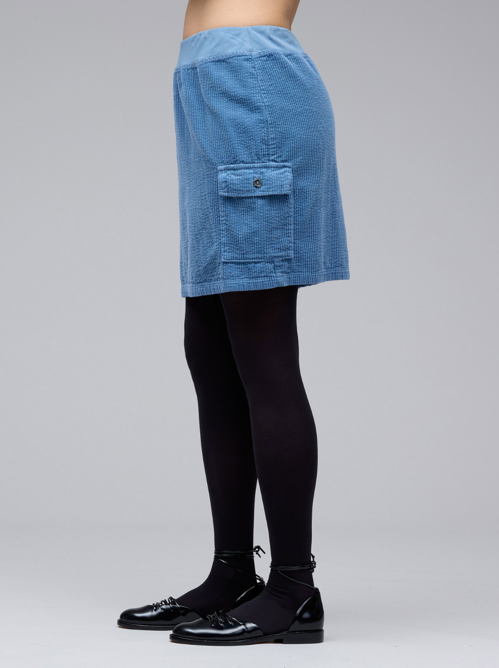 CUT LOOSE Lux Cord Cargo Walking Skirt - 1899054