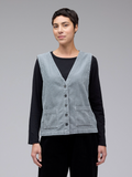 CUT LOOSE Lux Cord V-Neck Vest - 1895713