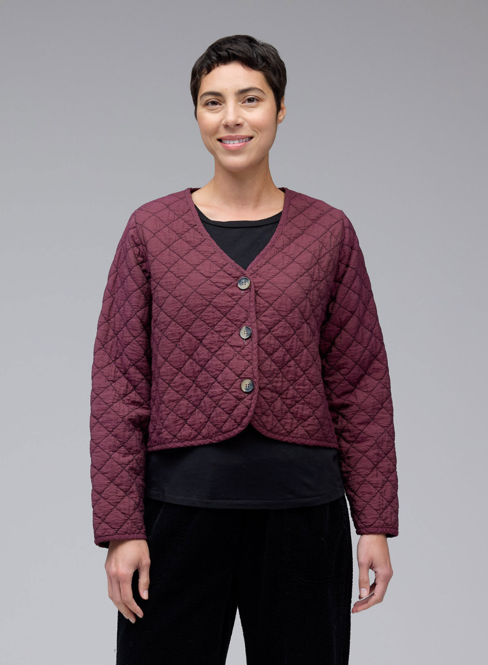 CUT LOOSE Quilted Parachute 3 Button Jacket - 6598792