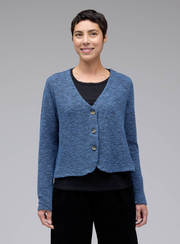 CUT LOOSE Crimped Fabric 3 Button Jacket - 6548792