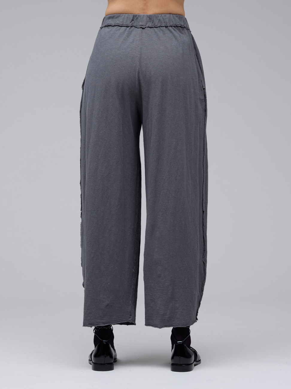 CUT LOOSE Linen Cotton Jersey Pleat Pant - 5012218