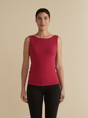 CUT LOOSE Light Lycra Jersey Convertible Boatneck Tank - 2015521