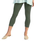JESS & JANE "CROP LEGGING" - M37 OLV