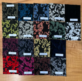 CUT LOOSE Floral Jacquard 3/4 Sleeve Scoop Neck Dress - 6721367