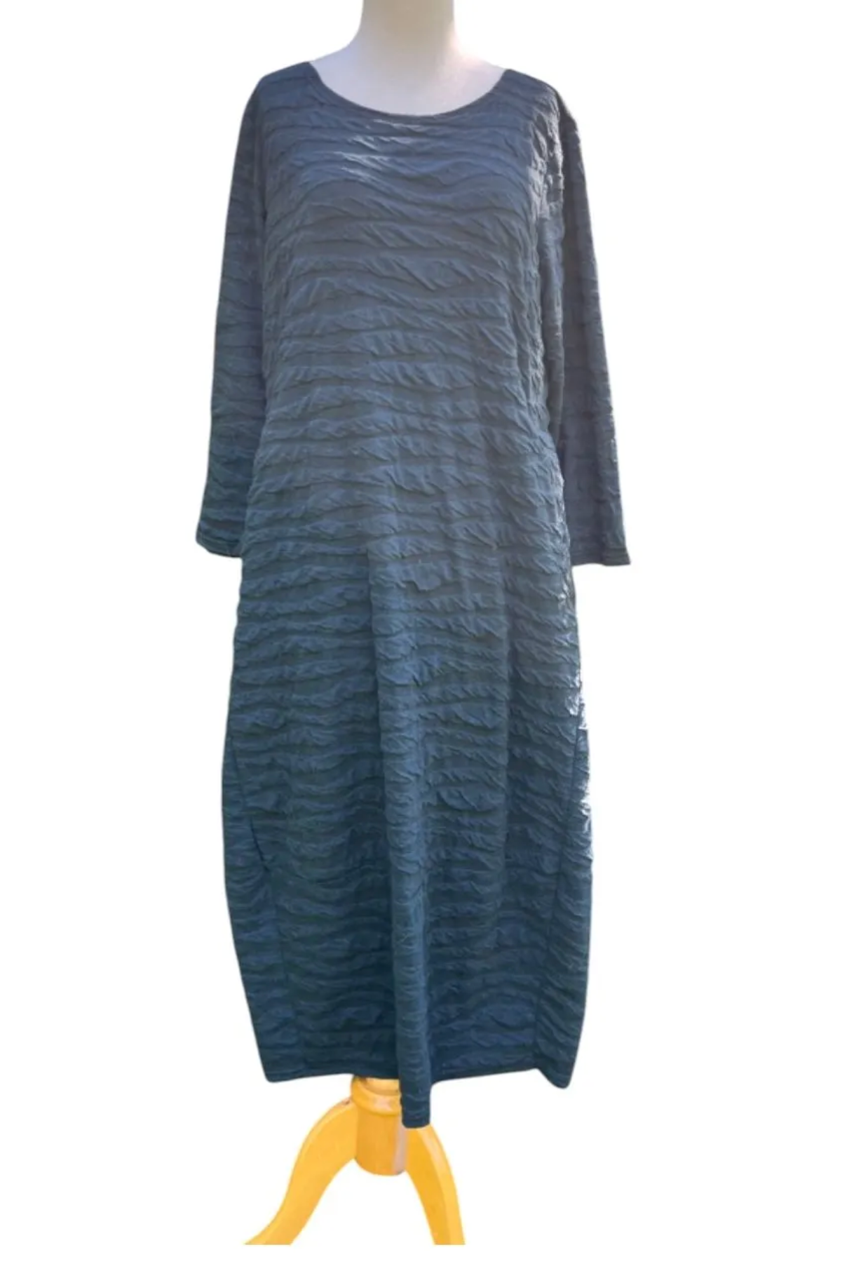 CUT LOOSE Char Knit 3/4 Sleeve Dress - 6941654