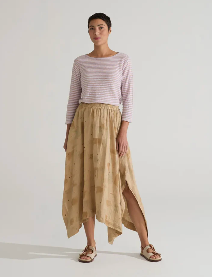 CUT LOOSE - Vintage Stripe 3/4 Slv Boatneck Tee - 0715060