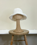 White Woven Sun Hat
