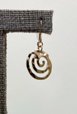 RAIN Gold Spiral Earring