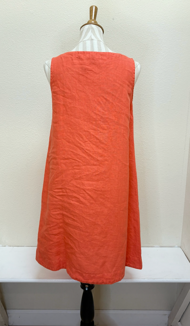 CUT LOOSE - Solid Linen Modern Shift - 4400337