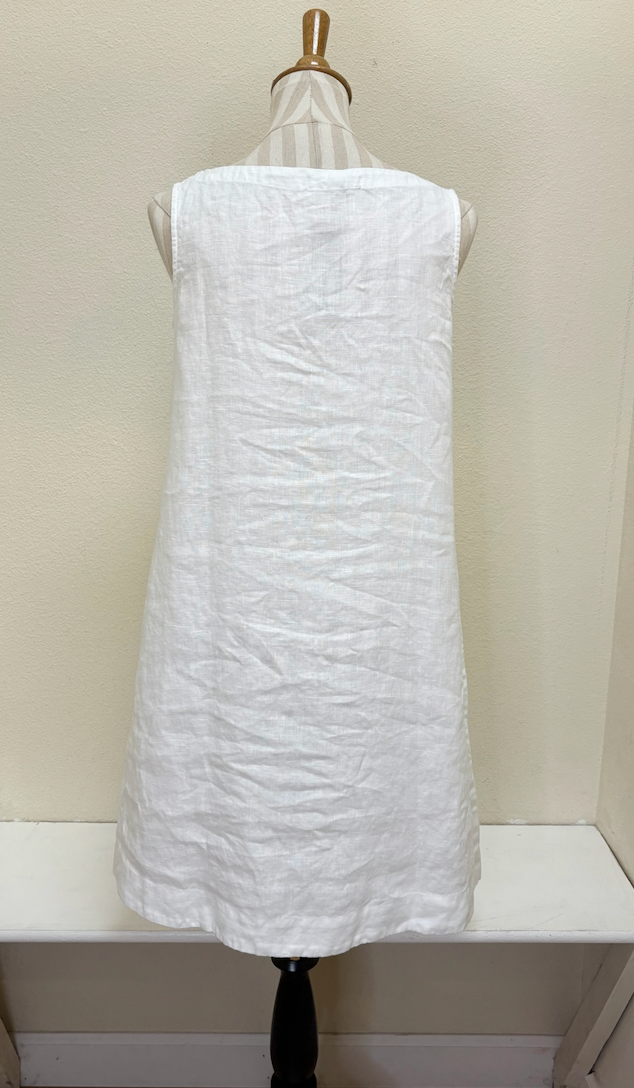 CUT LOOSE - Solid Linen Modern Shift - 4400337