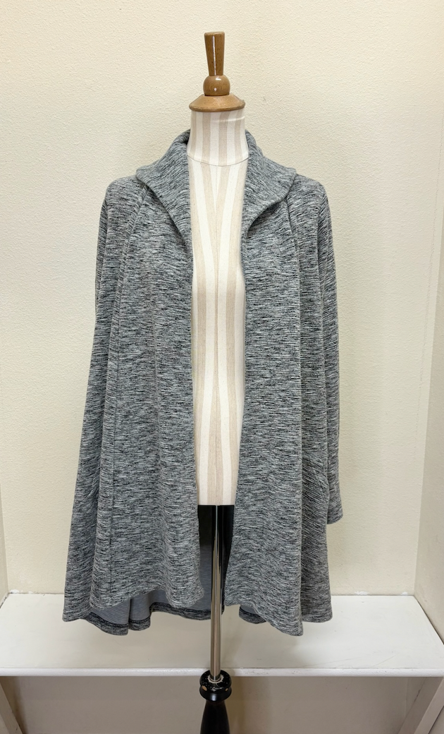 CUT LOOSE -  Crimped Fabric Swing Coat - 6548783
