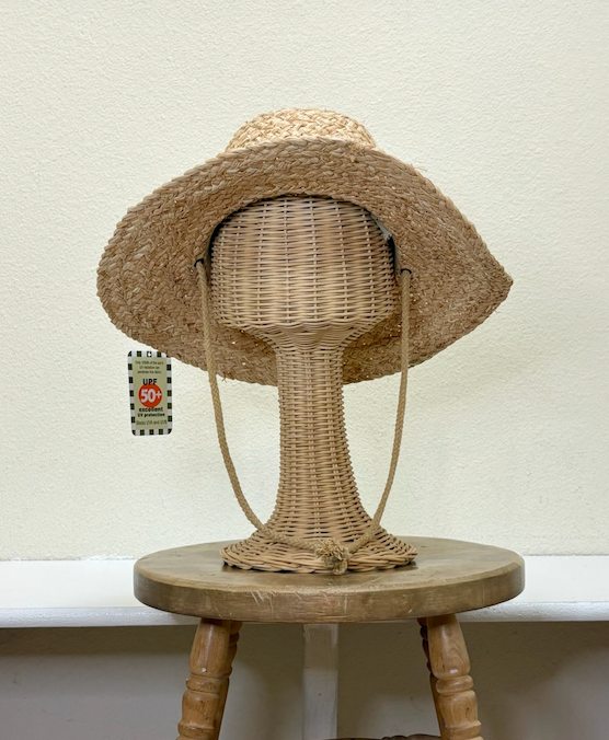 Tan Raffia Sun Hat - 120543