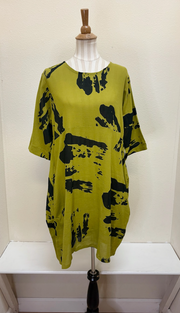Yasuko Optimal Dress - Brush - OLIVE