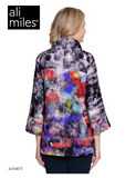Ali Miles Woven Button Front Jacket - A35407JM  - 955-ABSMLT