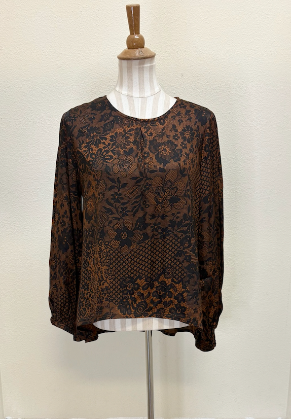 Bryn Walker LUCINDA LONG SLEEVE SHIRT - 21410LP - PINECONE