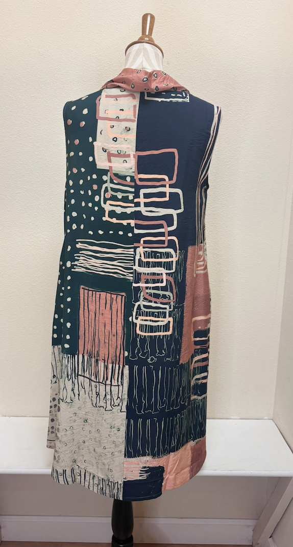 3 Potato Cowl Neck Dress - 7202 - DOGB