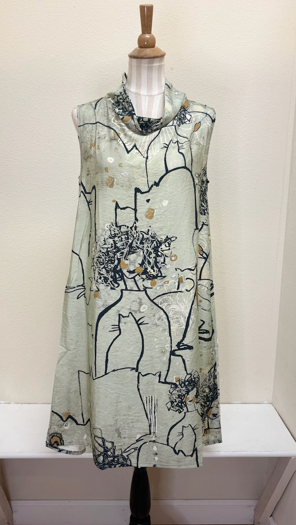 3 Potato Cowl Neck Dress - 7202 - CAT2