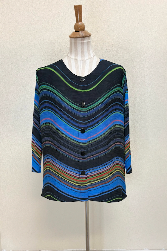 Vanite Couture Jacket - 25507 - BLACK MULTI