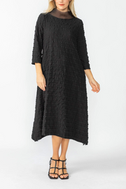 IC COLLECTION Dress - 4705D - BLACK