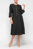 IC COLLECTION Dress - 6783D - BLACK