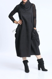 IC COLLECTION Dress - 2731D - BLACK