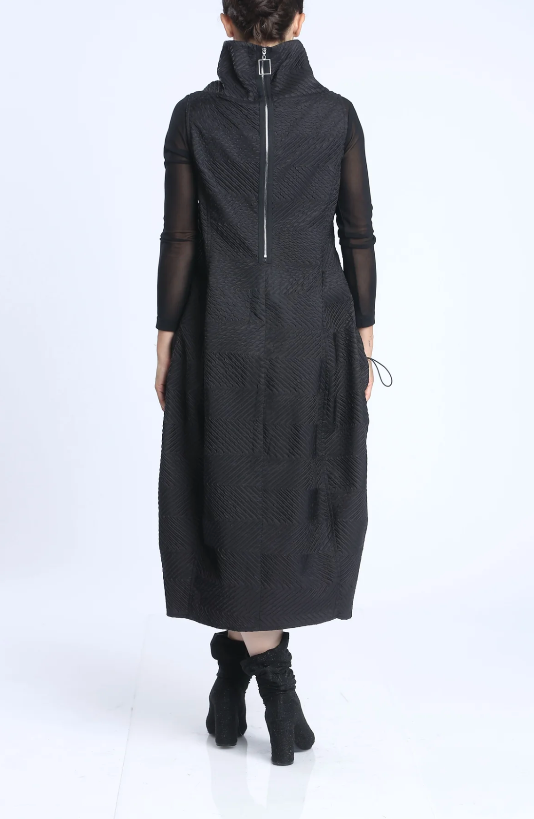IC COLLECTION Dress - 2731D - BLACK