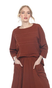 Moonlight Top - 4104 - RUST