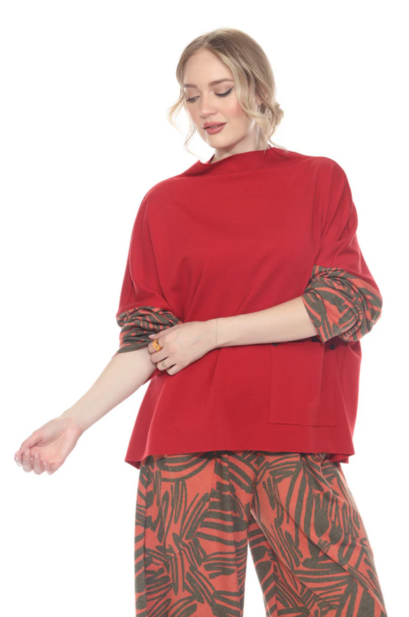 Moonlight Top - 3930 - RED